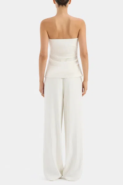 Sir Dorian Pleated Bodice In Ivory