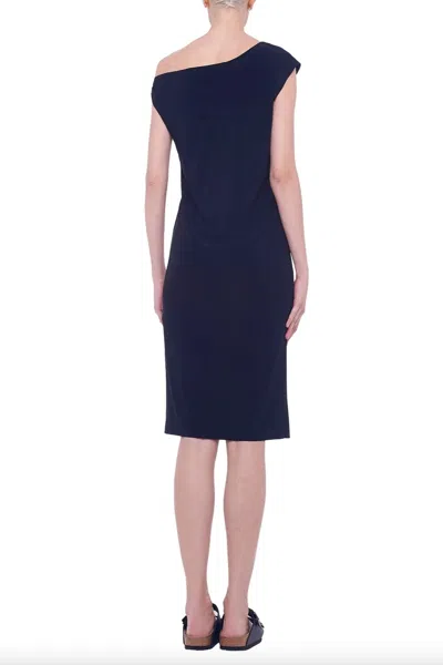 Norma Kamali Drop Shoulder Dress In Black