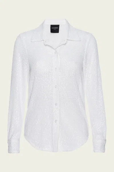 Shop Le Superbe Forever Yours Boyfriend Shirt In White