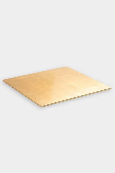 Caspari Gold Leaf Lacquer Square Placemat