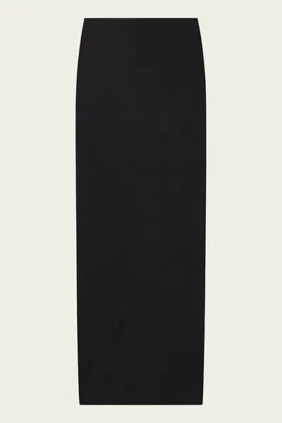 A.l.c Greta Satin Maxi Skirt In Black