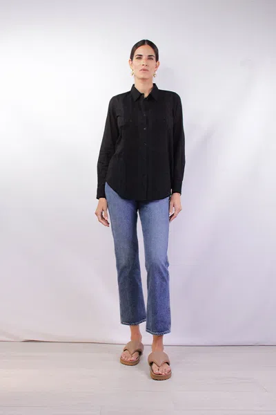 Nili Lotan Harmonia Shirt In Black