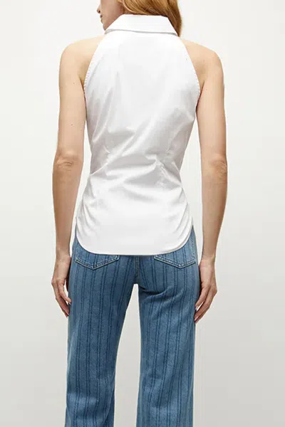 Veronica Beard Regina Sleeveless Button-down Shirt