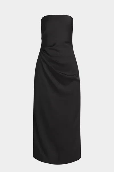 Derek Lam 10 Crosby Harriet Strapless Midi Dress In Black