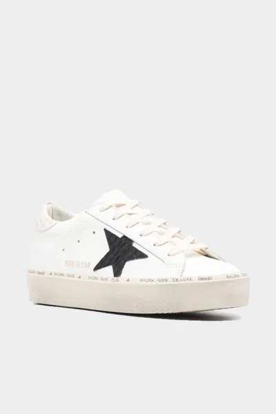 Golden Goose Hi Star Leather Low-top Sneakers In White