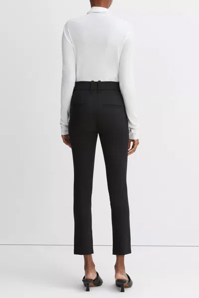 Vince High Rise Cigarette Pant In Black