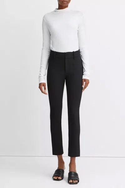 Vince High Rise Cigarette Pant In Black