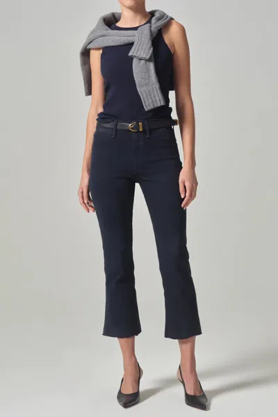 Citizens Of Humanity Isola Cropped Trouser In Navy