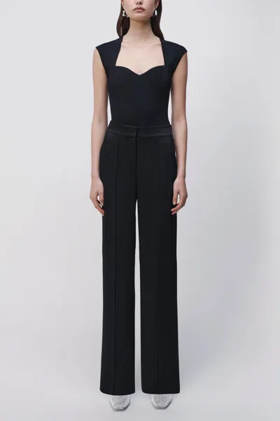 Simkhai Kyra Wide Leg Pant In Black