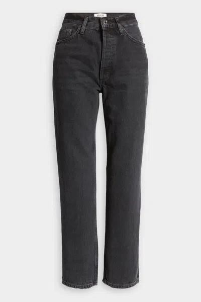 Agolde Lana Crop Mid Rise Vintage Straight Jean In Rhyme