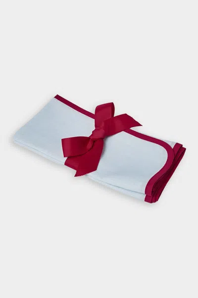 La Doublej Housewives Large Dinner Napkin Set Of 2 In Rainbow Celeste