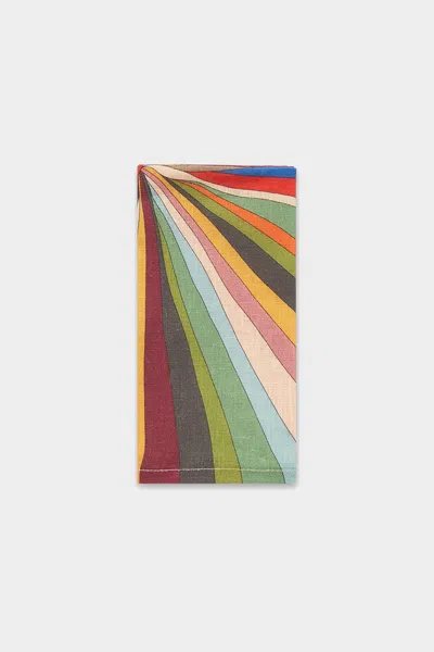 La Doublej Housewives Large Napkin Set Of 2 In Rainbow Rays