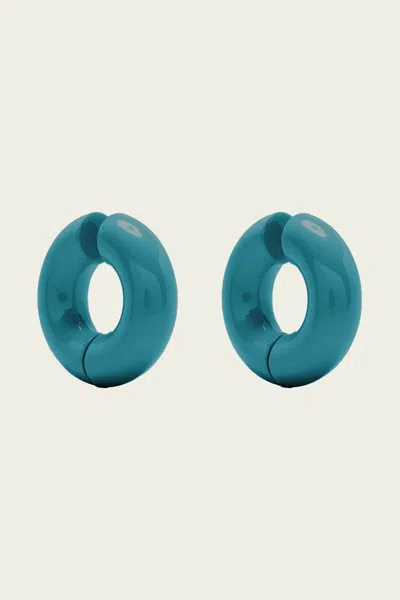 Uncommon Matters Large Stratus Hoops In Verdigris