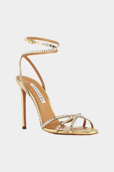 Aquazzura 105mm Last Dance Leather Sandals