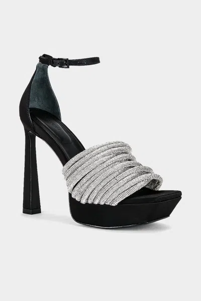 Simkhai Lena Ankle-strap Platform Sandal In Black