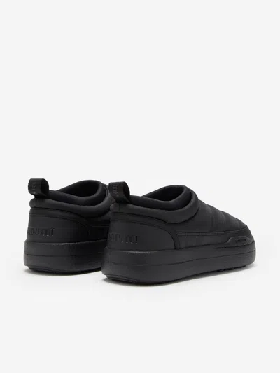Moon Boot Soft Nylon Slip-on Park Shoes In Black
