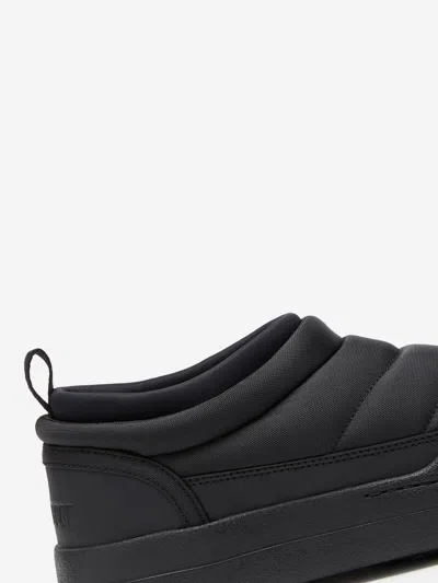 Moon Boot Soft Nylon Slip-on Park Shoes In Black