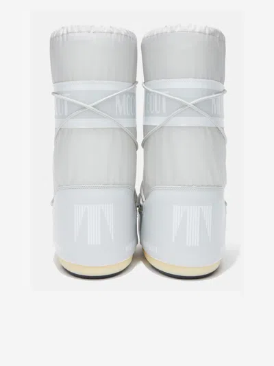 Moon Boot Kids Icon Boots In Grey