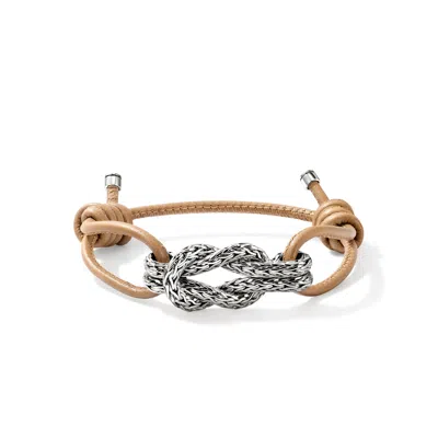 John Hardy Love Knot Bracelet In Brown