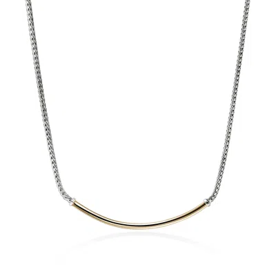 John Hardy 14kt Gold Jh Essential Necklace In Sterling Silver