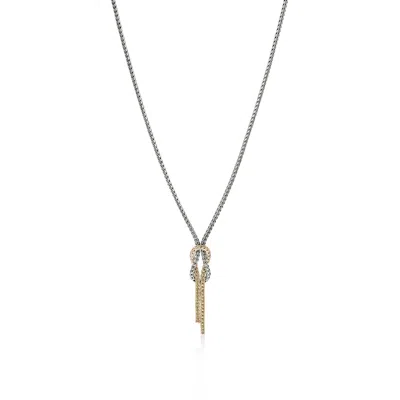 John Hardy Love Knot Y Necklace, 1.8mm In Sterling Silver