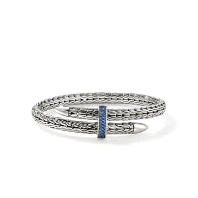 John Hardy Spear Silver Bypass Bracelet In Sterling Silver