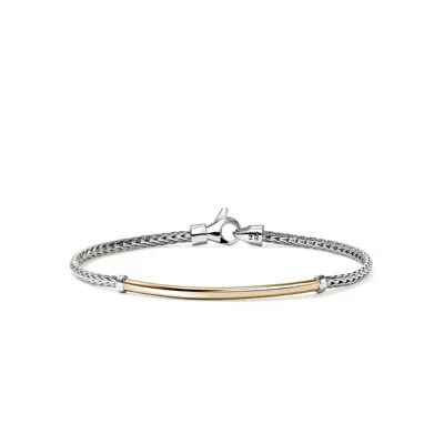 John Hardy 14kt Gold Jh Essential Bracelet In Sterling Silver