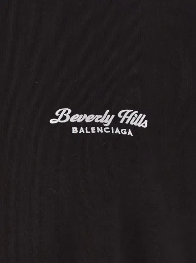 Shop Balenciaga T-shirts In Black