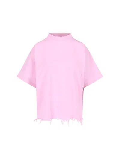 Shop Balenciaga T-shirts And Polos In Light Pink