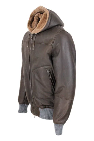 Shop Barba Jackets In Brown