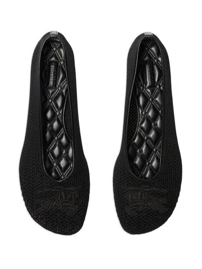 Burberry Mesh Fabric Ballerinas