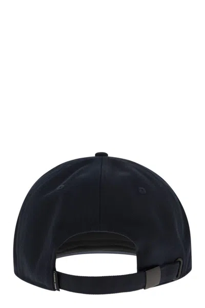 Canada Goose Blue Logo Patch Baseball Cap In Blue