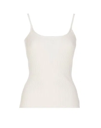 Shop Courrèges Top In White