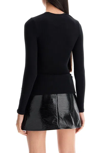 Shop Courrèges Sweaters In Black