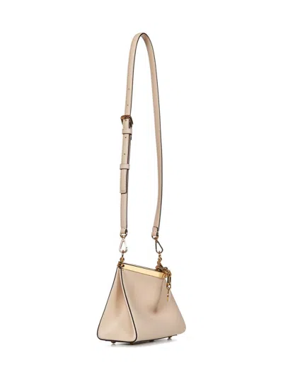 Shop Etro Vela Mini Leather Shoulder Bag In Pale Pink