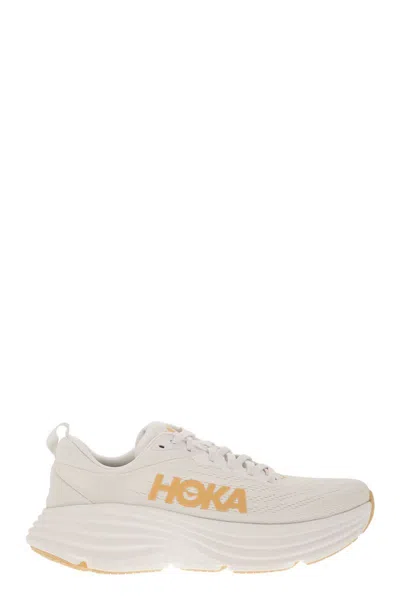 Hoka Bondi 8 Running Shoe In White