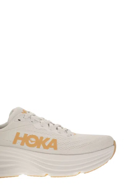 Hoka Bondi 8 Running Shoe In White