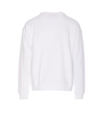 Shop Moschino Sweatshirts In White