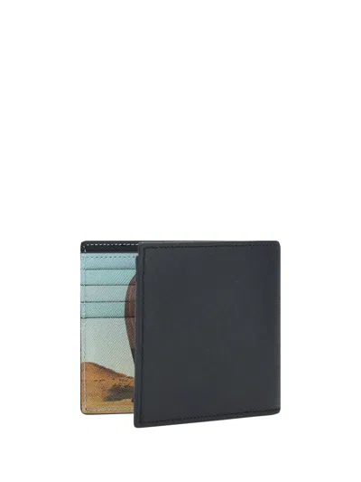 Shop Paul Smith "signature Stripe Balloon" Wallet In Black