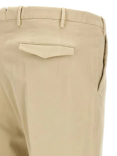 Shop Pt Torino Beige Pants In Arachide