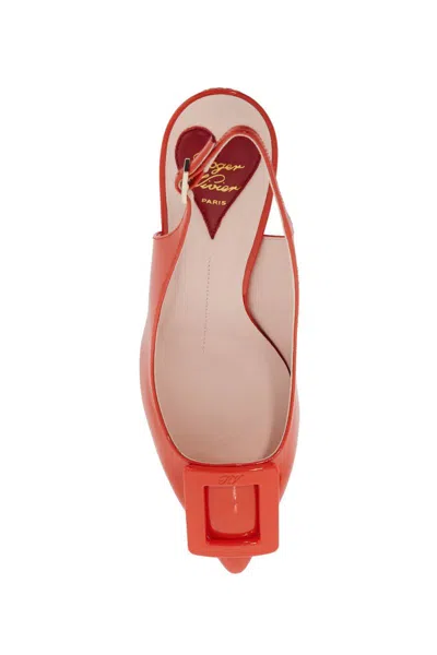 Roger Vivier Woman Pumps Red Size 8 Calfskin In Red