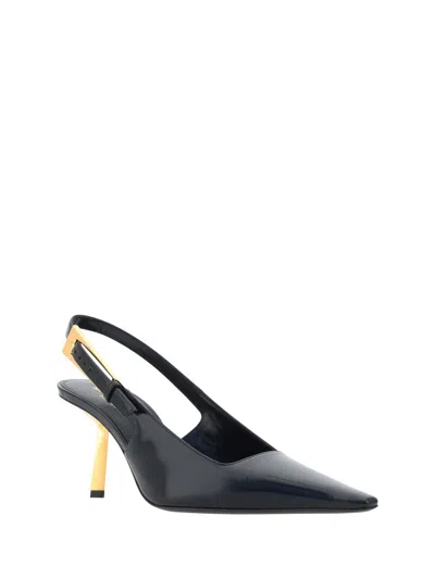 Shop Saint Laurent With Heel In Black