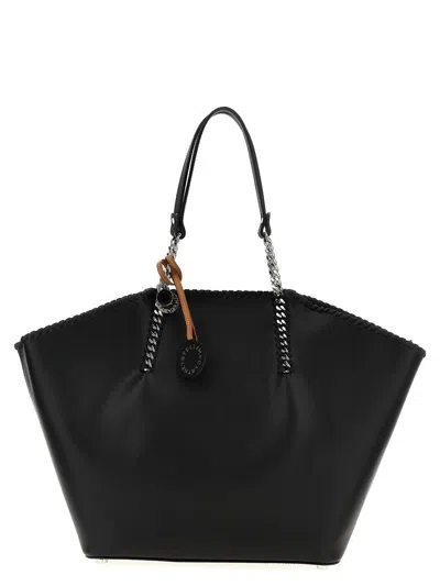 Shop Stella Mccartney Falabella Tote Bag In Black