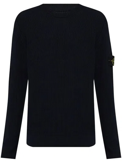 Shop Stone Island Sweaters In Blue