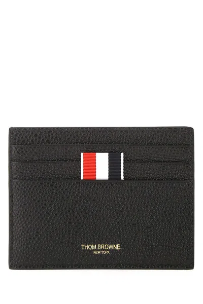 Shop Thom Browne Wallets In Black