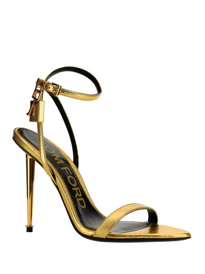 Shop Tom Ford Sandals In Yellow