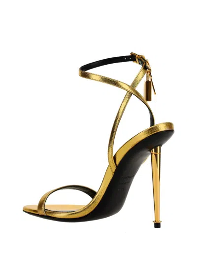 Shop Tom Ford Sandals In Yellow