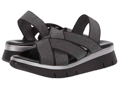 The Flexx Lory Beth Sandal In Black In Grey