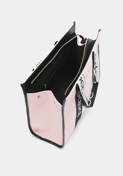 Bebe Hana Canvas Tote In Blush