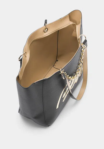 Bebe Gianna E/w Tote With Pouch In Black